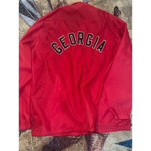 Vintage University of Georgia windbreaker varsity style 80s rare tag
